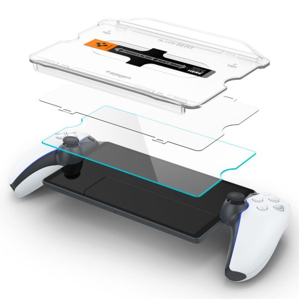 SPIGEN GLAS.TR EZ FIT SONY PLAYSTATION PORTAL CLEAR (AGL07183) - Image 2